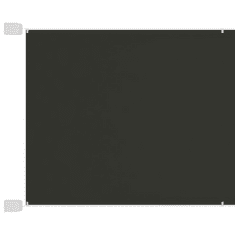 Vidaxl antracitszürke oxford-szövet függőleges napellenző 60 x 1000 cm (148204)