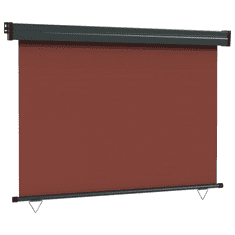 Vidaxl barna oldalsó terasznapellenző 117 x 250 cm (317849)