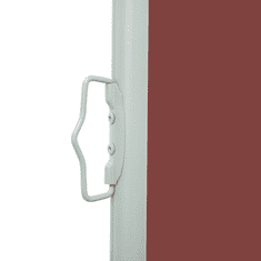 Vidaxl barna kihúzható oldalsó teraszi napellenző 140 x 500 cm (48399)