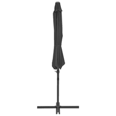 Vidaxl antracitszürke konzolos napernyő acélrúddal 300 cm (44630)