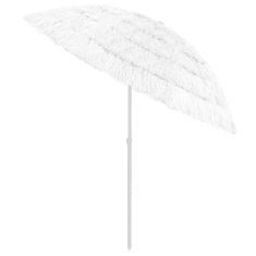 Vidaxl fehér hawaii stílusú strandnapernyő 240 cm (314701)