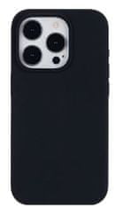 eSTUFF Silicone case védőtok iPhone 15 Pro Max számára, 100% újrahasznosított TPU, fekete ES67120028