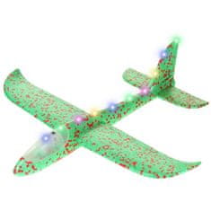Nobo Kids Samolot Styropianowy Szybowiec 10xLED - Zielony