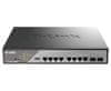 DSS-200G-10MPP/E 10 portos Gigabit Ethernet PoE++ felügyeleti kapcsoló
