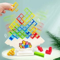 Shopdbest Hordozható Tetris Játék Különböző Alkalmakra: Piknikekhez, Partikhoz, Kempingezéshez és Több más Eseményhez, Gyerekeknek és Felnőtteknek, 23×8×8 cm, 150 g