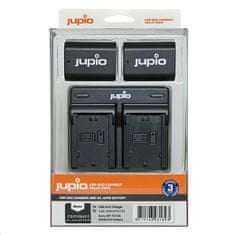 Jupio 2x akkumulátorok NP-FZ100 - 2040 mAh + kettős töltő a Sony-hoz