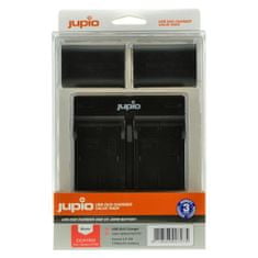 Jupio 2x LP-E6 1700mAh + USB kettős töltő készlet