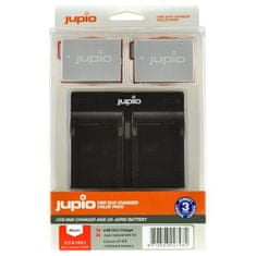 Jupio 2x LP-E8 1120mAh + USB kettős töltő készlet