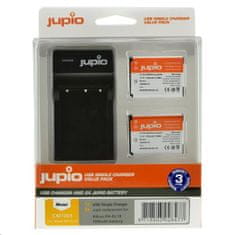 Jupio 2db EN-EL19 - 700 mAh akkumulátor és töltő készlet Nikon fényképezőgéphez