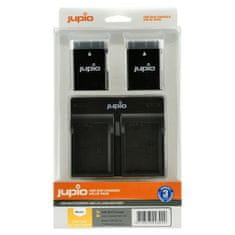 Jupio 2x EN-EL14(A) 1100mAh készlet + USB kettős töltő