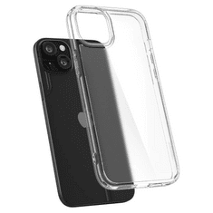 Spigen Apple iPhone 15, Műanyag hátlap védőtok + szilikon keret, Ultra Hybrid Matte, áttetsző (TS0213)