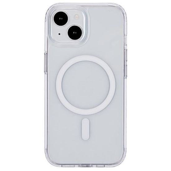 eSTUFF Magnetic hybrid case védőtok iPhone 15 számára ES67140025, átlátszó