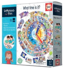 EDUCA Oktatási puzzle és játék A tanulás szórakoztató: Mennyi az idő?
