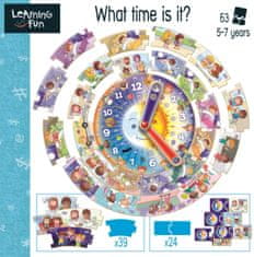 EDUCA Oktatási puzzle és játék A tanulás szórakoztató: Mennyi az idő?