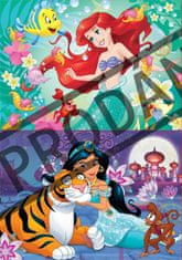 EDUCA Puzzle Disney hercegnők: Ariel és Jázmin 2x48 db