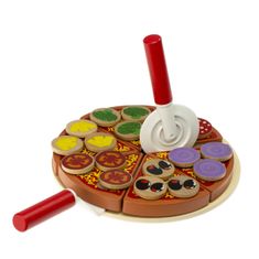 MG Pizza Set fából készült pizza játék