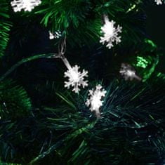 MG Snowflakes karácsonyi 100 LED fény 10m, hideg fehér