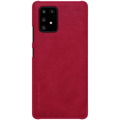 Nillkin Samsung Galaxy S10 Lite SM-G770, Oldalra nyíló tok, Qin, piros (RS93101)