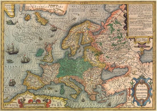EDUCA Puzzle Európa térképe 1000 darab