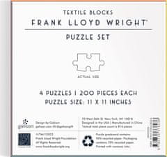 Galison Frank Lloyd Wright négyzet alakú puzzle: 4x200 darab