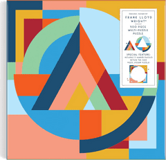 Galison Frank Lloyd Wright négyzet alakú puzzle: Wloyd Wright: Organikus geometria 500 darab