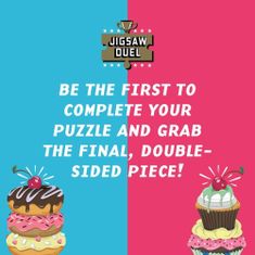 Ridley's games Puzzle Duel Sweet Showdown: Donut vs Cupcake 2x70 db