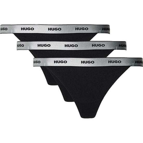Hugo Boss 3 PACK - női tanga alsó HUGO 50502802-001