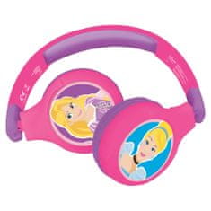 Lexibook Disney Hercegnők vezeték nélküli összecsukható fejhallgató