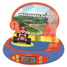Lexibook 3D ébresztőóra projektorral Mario Kart