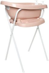 Bebe-jou Fém Click állvány fürdőkádhoz 98 cm, halvány rózsaszínű