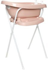 Bebe-jou Fém Click állvány fürdőkádhoz 103 cm, halvány rózsaszínű