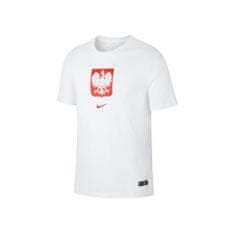Nike Póló fehér L JR Polska Crest