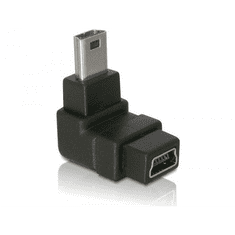 DELOCK DL65097 USB mini-B 5 tűs apa / anya 90° adapter (DL65097)
