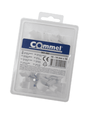 Commel  365-303 Szögelhető kábelbilincs készlet 10-14mm
