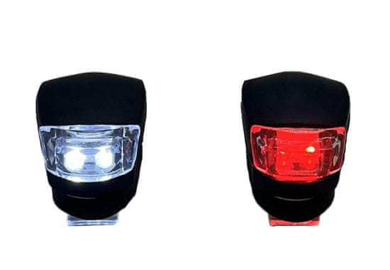 Koopman LED szilikon lámpa, 3 fénymód, CRV+fehér (2db)