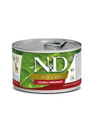 Farmina N&D kutya PRIME kölyök, csirke és gránátalma konzervdobozban 140 g