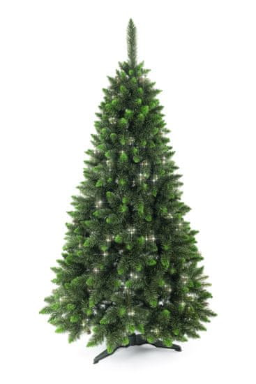Aga Karácsonyfa Hosszútűs fenyő 180 cm Crystal szmaragd