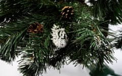 Aga műkarácsonyfa 220 cm s šiškami