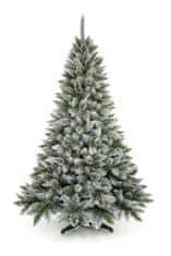 Aga Karácsonyfa Hosszútűs fenyő 150 cm Gyöngyszínű