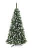 Karácsonyfa Hosszútűs fenyő 180 cm Crystal ezüst