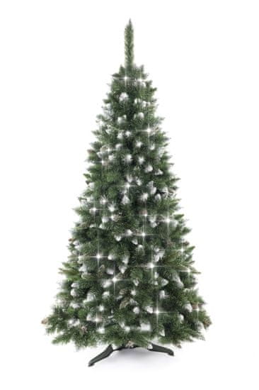 Aga Karácsonyfa Hosszútűs fenyő 180 cm Crystal ezüst