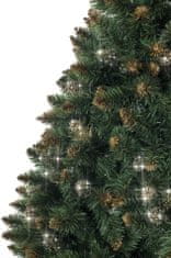 Aga Karácsonyfa Hosszútűs fenyő 180 cm Crystal arany