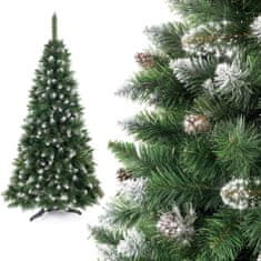 Aga Karácsonyfa Hosszútűs fenyő 180 cm Crystal ezüst