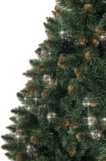Aga Karácsonyfa Hosszútűs fenyő 150 cm Crystal arany