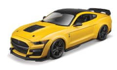 Maisto 2020 Mustang Shelby GT500, metál sárga, 1:18