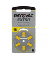 Rayovac  Extra 10 hallókészülék elem 6 darab