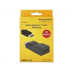 DELOCK 65685 DisplayPort apa -> HDMI anya adapter 4K fekete (65685)