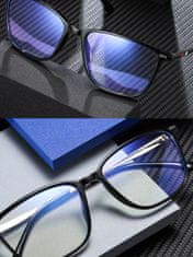 VeyRey Férfi kék fényt blokkoló szemüveg Candlebees Ovális Fekete Universal