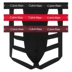 Calvin Klein 3 PACK - férfi alsó JOCK STRAP NB3054A-I20 (Méret XL)