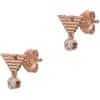 Emporio Armani Eredeti bronz fülbevaló kristályokkal EG3582221